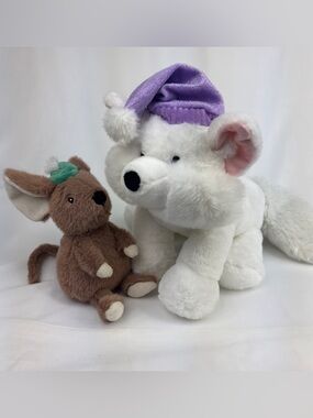 2025 GiggleScape Plush Winter Wolf & Mouse NWT Stuffed Plush Target Exclusive